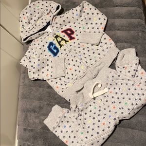 Gap Baby Zip Hoodie and Sweatpants set